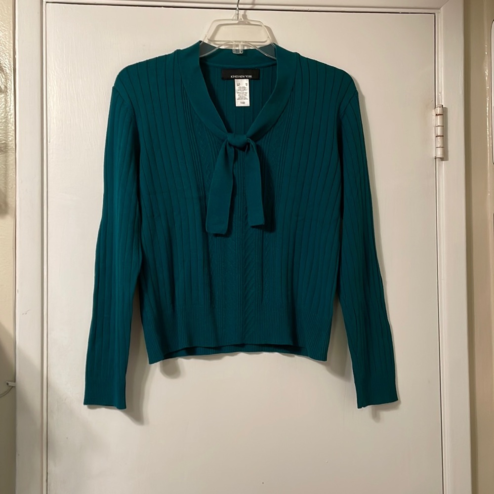 Vintage Jones New York Teal Sweater